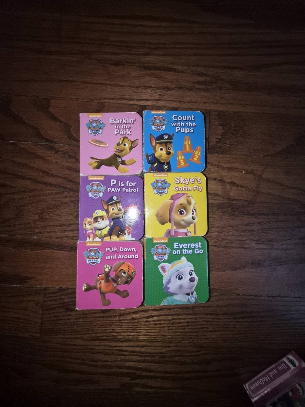 Paw Patrol Mini Board Book Lot 6 Books | Toddler Learning | Chase Skye Everest